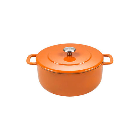 Braadpan gietijzer oranje Conbekk
