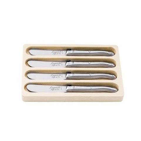 Laguiole botermes 4 dlg RVS