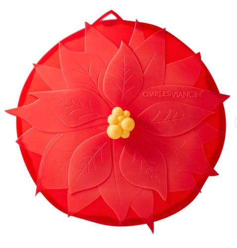 Deksel silicone Poinsettia