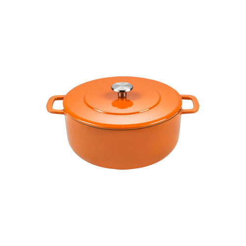 Braadpan gietijzer oranje Conbekk