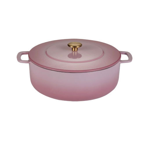 Braadpan gietijzer roze Combekk