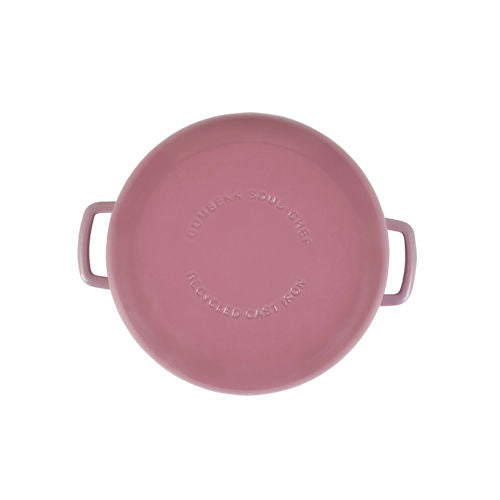 Braadpan gietijzer roze Combekk