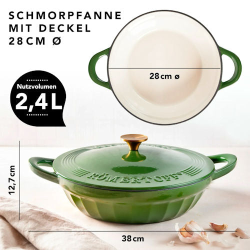 Hapjespan 28 cm Römertopf