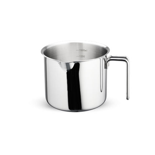 Melkpan RVS 4,5 ltr Weis