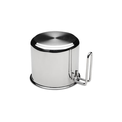 Melkpan RVS 4,5 ltr Weis