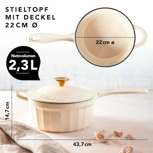 Saus - steelpan 22 cm Römertopf