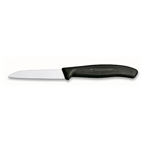 Schil groentemesje recht "Victorinox" (zwart)