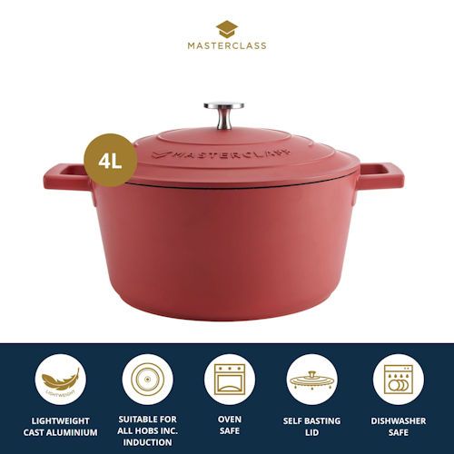 Braadpan Masterclass rood