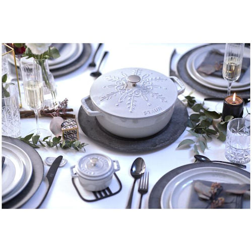 Braadpan Staub sneeuwvlok 24 cm