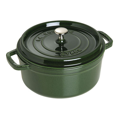 Braadpan gietijzer Staub basilicumgroen
