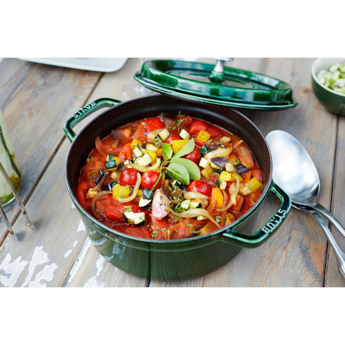 Braadpan gietijzer Staub basilicumgroen