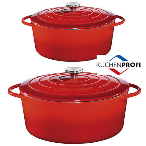 Braadpan Kuchenprofi Provence Rood Ovaal
