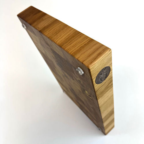 Butcher block 42 x 28 cm VD5 Eiken Kopshout hakblok