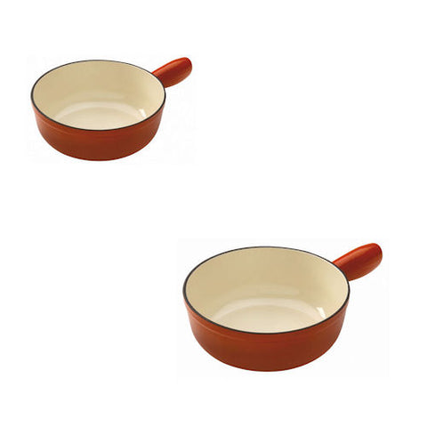 Kaasfondue Caquelon rood