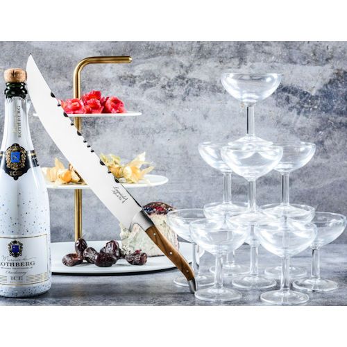 Laguiole Champagnesabel Olijfhout