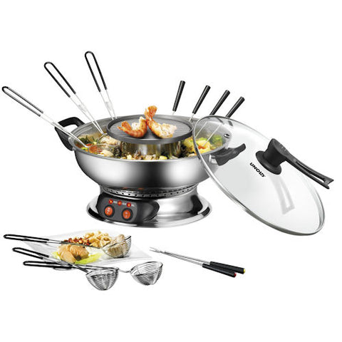 Chinees fonduepan RVS Unhold