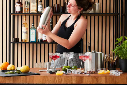 Cocktail set met Boston shaker