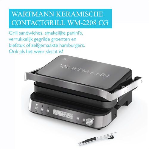 Contactgrill WM-2208 CG Wartmann
