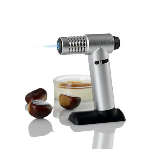 Crème brulee brander zilver Adhoc