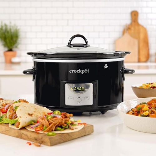 Crockpot slow cooker 3,5 ltr zwart
