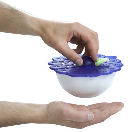 Deksel siliconen blueberry (15 cm)