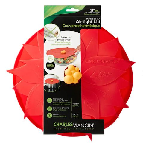 Deksel silicone Poinsettia
