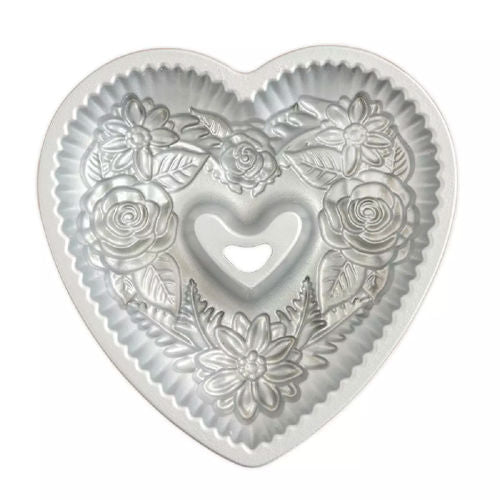 Nordic Ware bakvorm Floral Hart