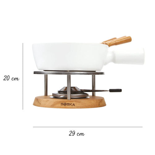 Fondueset Bianco 1,3 liter
