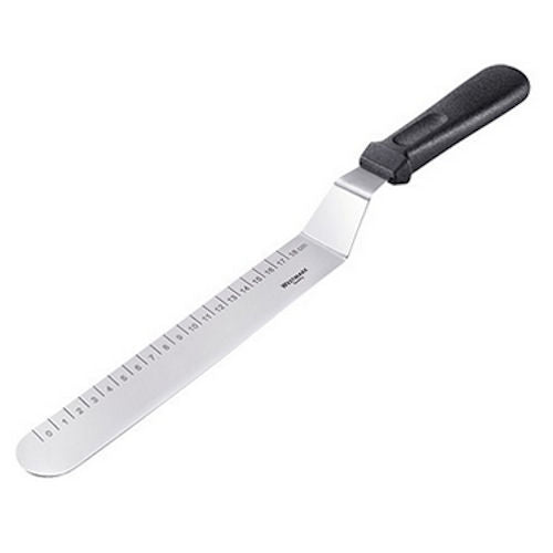Glaceermes met liniaal 18 cm