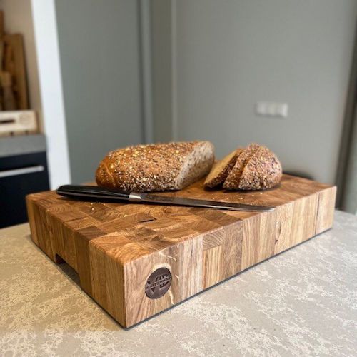Butcher block 49 x 33 cm VD5 Eiken Kopshout hakblok