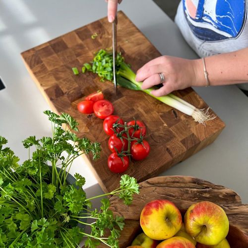 Butcher block 49 x 33 cm VD5 Eiken Kopshout hakblok
