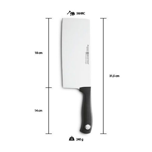 Chinees koksmes Wüsthof 18 cm