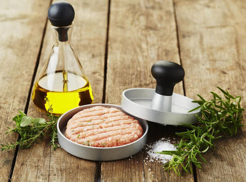 Hamburgerpers met profiel