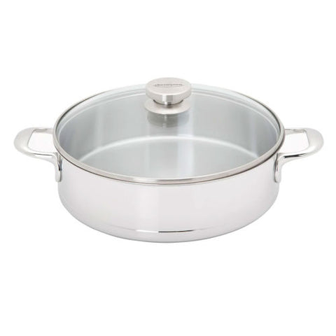 Hapjespan 28 cm met deksel Fusion Demeyere