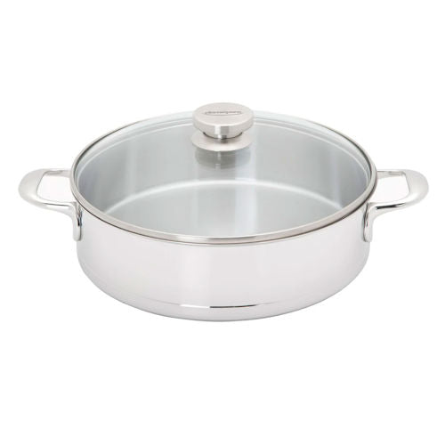 Hapjespan 28 cm met deksel Fusion Demeyere