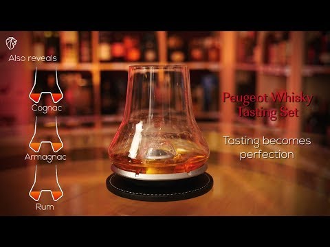 Whisky  degustatie set Peugeot