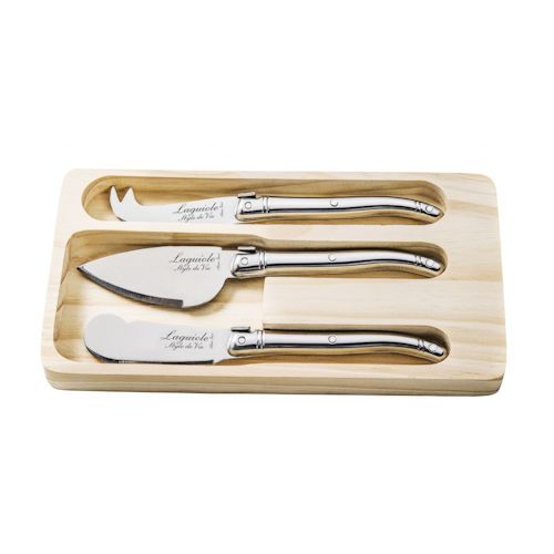 Laguiole kaasmessen set RVS