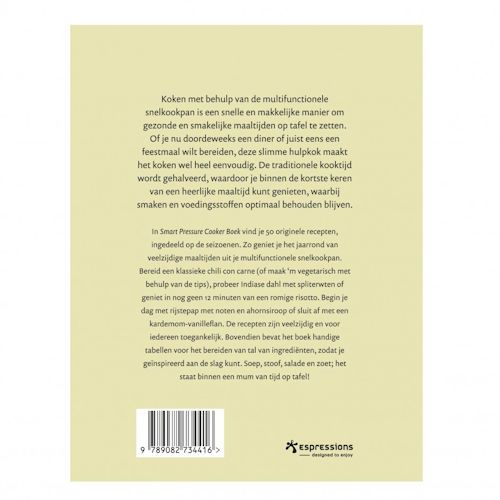 ESPRESSIONS SMART PRESSURE COOKER BOEK