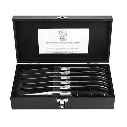 Steakmessenset Luxury Pakkahout