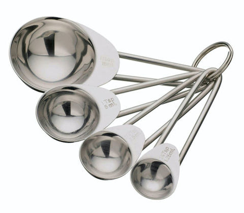 Maatlepelset 4 dlg RVS Kitchencraft