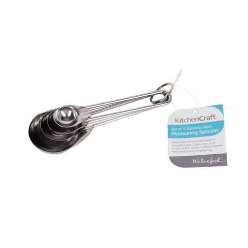 Maatlepelset 4 dlg RVS Kitchencraft