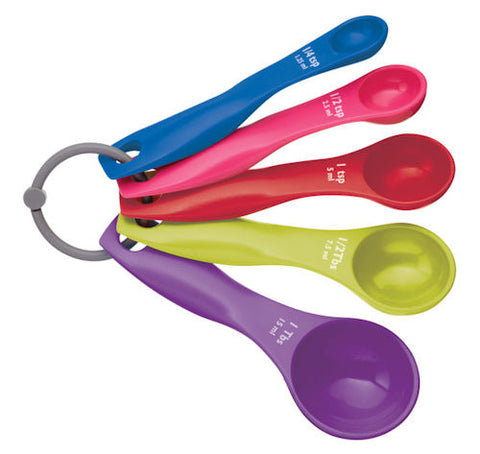 Maatlepelset 5 dlg colorworks