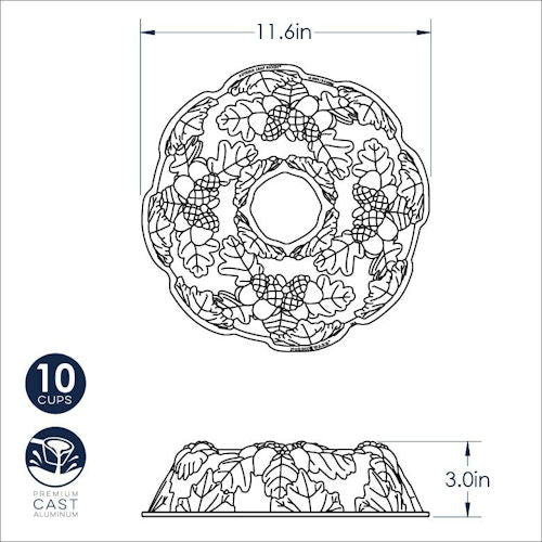 Nordic Ware bakvorm Autumm Wreath tulband