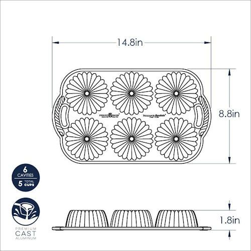 Nordic Ware bakvorm Brillance Bundtlette