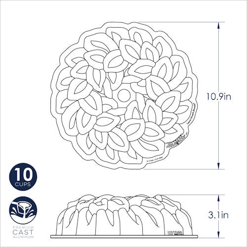Nordic Ware bakvorm Laurel Wreath- Bundt