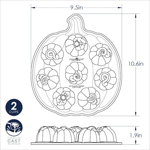 Nordic Ware bakvorm Lil Pumpkin cakelet