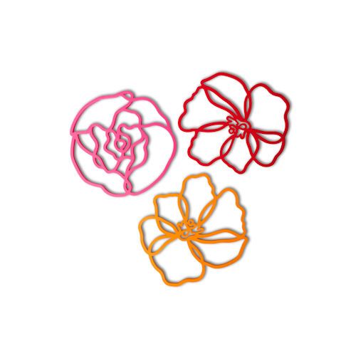 Pannenonderzetter Bloemen siliconen