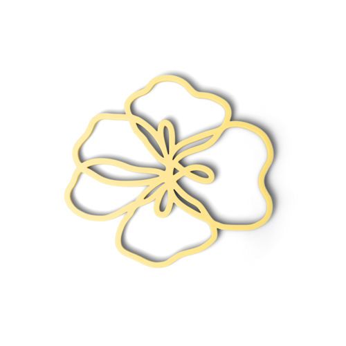 Pannenonderzetter Bloemen siliconen