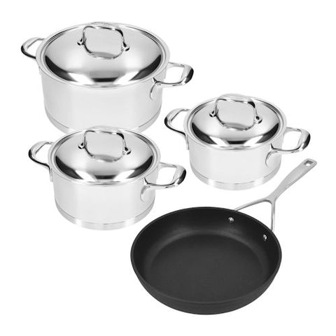 Pannenset 3 dlg Atlantis Demeyere met gratis koekenpan