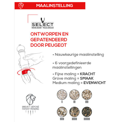Pepermolen Line Sense oplaadbaar Peugeot